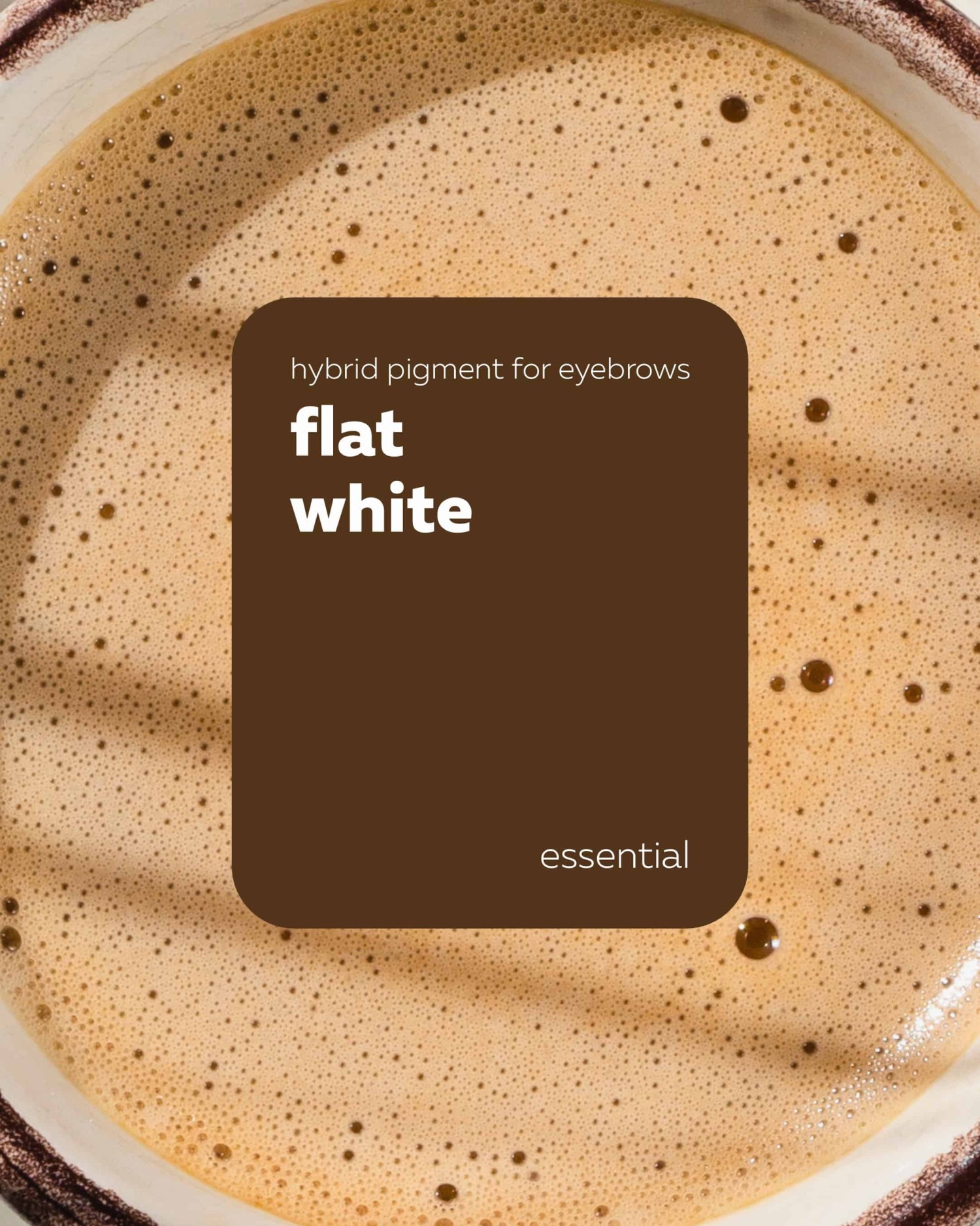 BROVI წარბის პიგმენტები flat white
